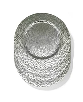 American Atelier Raindrops Charger Plates 13" Electroplated Set, 4 Pieces