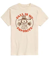 Airwaves Men's Short Sleeve Peanuts Fall is My Favorite T-shirt