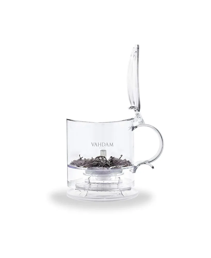 Ovente Glass Tea Kettle 27oz, With Tea Infuser for Loose-Leaf Tea