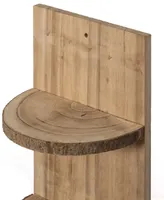 3 Sliced Log Shelf Display