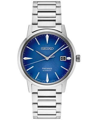 Seiko Men's Automatic Presage Stainless Steel Bracelet Watch 40mm