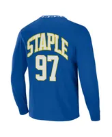 Men's Nfl X Staple Royal Los Angeles Rams Core Long Sleeve Jersey Style T-shirt