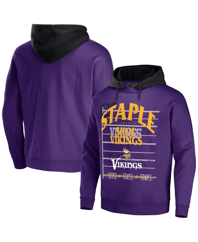 Fanatics Men's Branded Purple Minnesota Vikings Bubble Screen Pullover  Hoodie