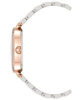 Anne Klein Women's Three-Hand Quartz Taupe Ceramic Bracelet Watch, 27mm - Rose Gold