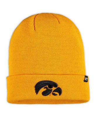 Men's '47 Gold Iowa Hawkeyes Raised Cuffed Knit Hat