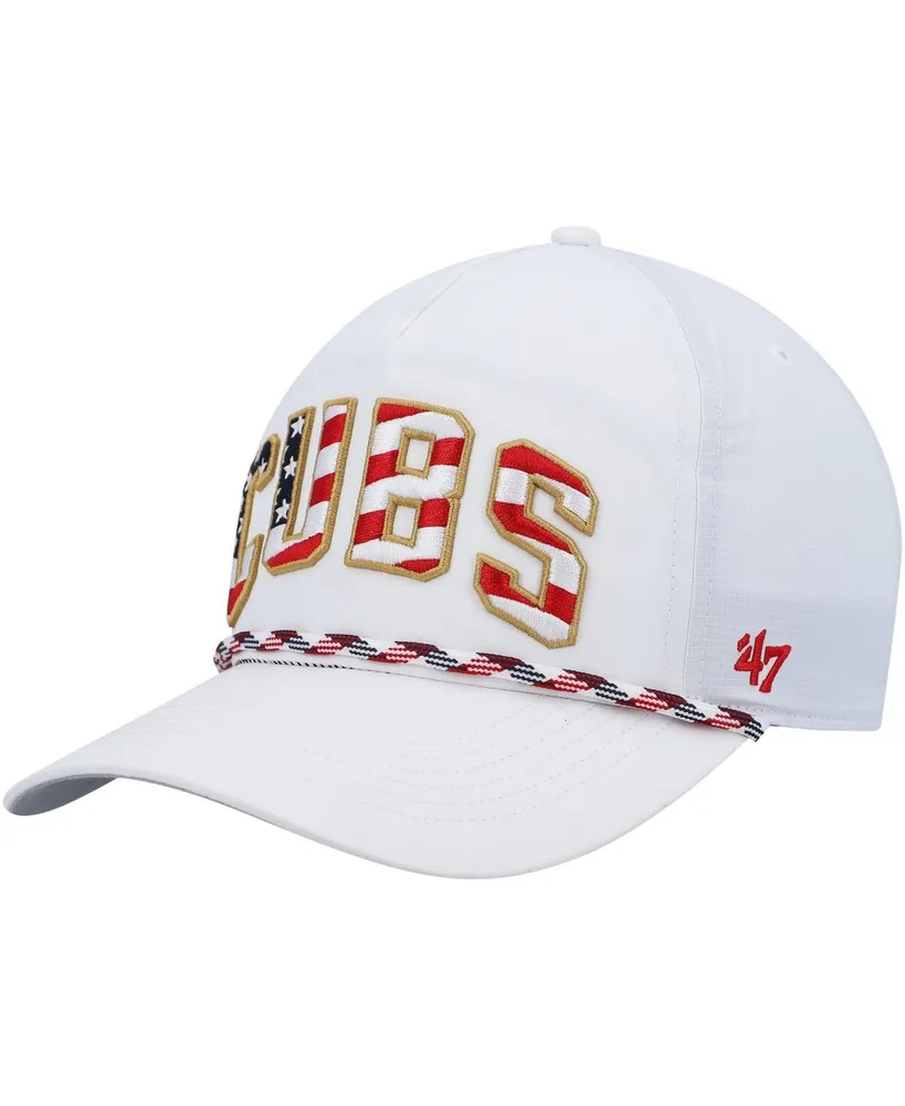 Detroit Tigers '47 Flag Flutter Hitch Snapback Hat - White