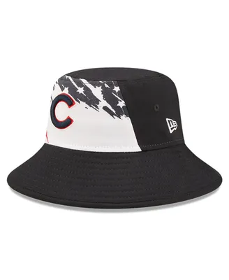 Men's New Era Navy Chicago Cubs 2022 4th of July Bucket Hat