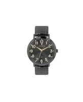 Jones New York Men's Gunmetal Metal Bracelet Watch 42mm