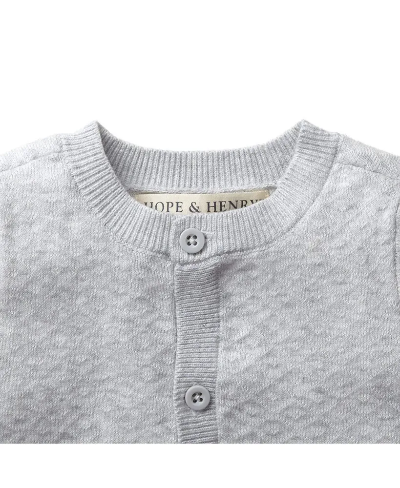 Hope & Henry Baby Boys Jacquard Sweater Gift Set