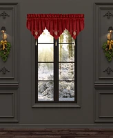 J Queen New York Noelle Ascot Window Valance, 21" x 40"