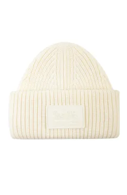 Coach Women's Classic Ribbed Tonal Patch Cuff Beanie