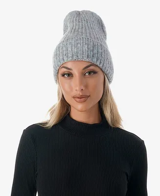 Marcus Adler Women's Stretch Ribbed Knit Cuff Beanie