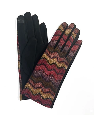 Marcus Adler Women's Chevron Jersey Touchscreen Glove