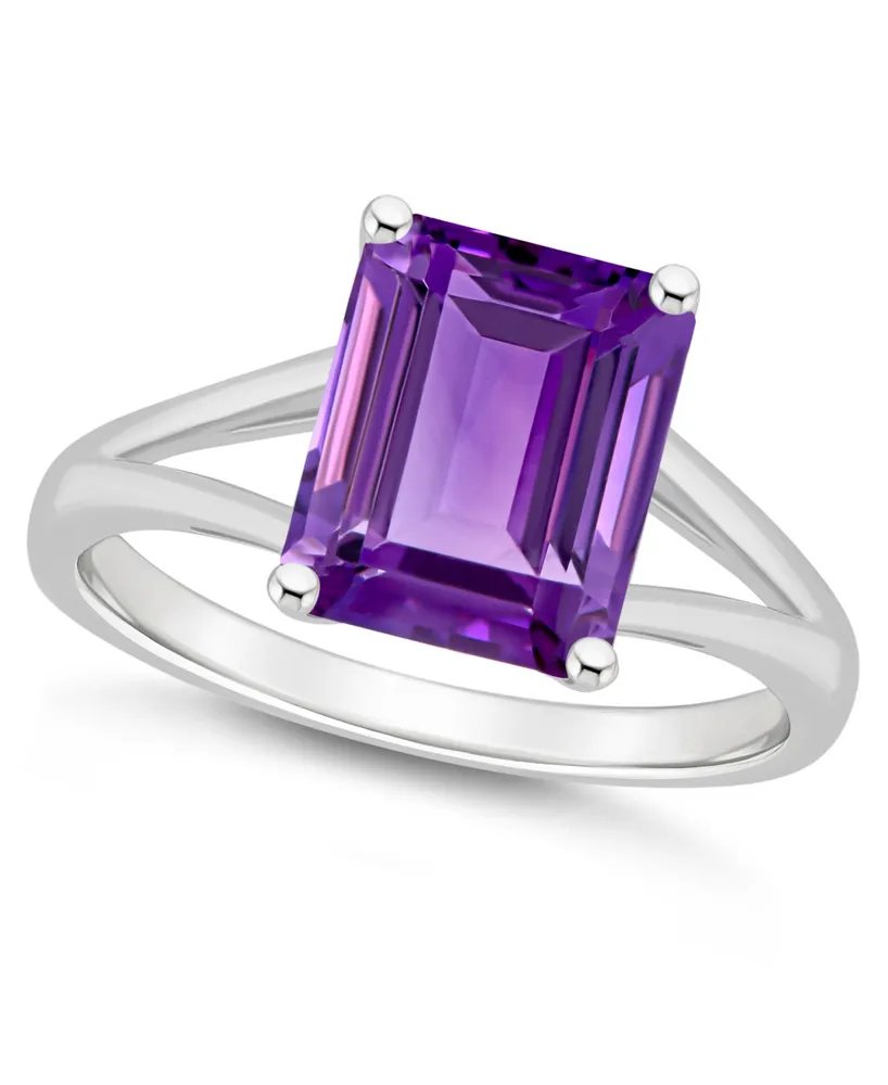 Macy's Women's Amethyst (3-1/6 ct.t.w.) Ring Sterling Silver