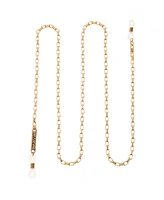 Ettika Women's 18k Gold Plated Golden Rays Rectangle Glasses Chain Necklace - Gold