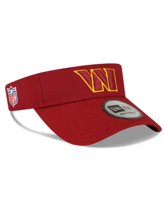 Men's New Era Burgundy Washington Commanders 2022 Sideline Adjustable Visor