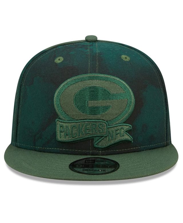 Men's Green Bay Packers New Era 2022 Sideline 9FIFTY Ink Dye