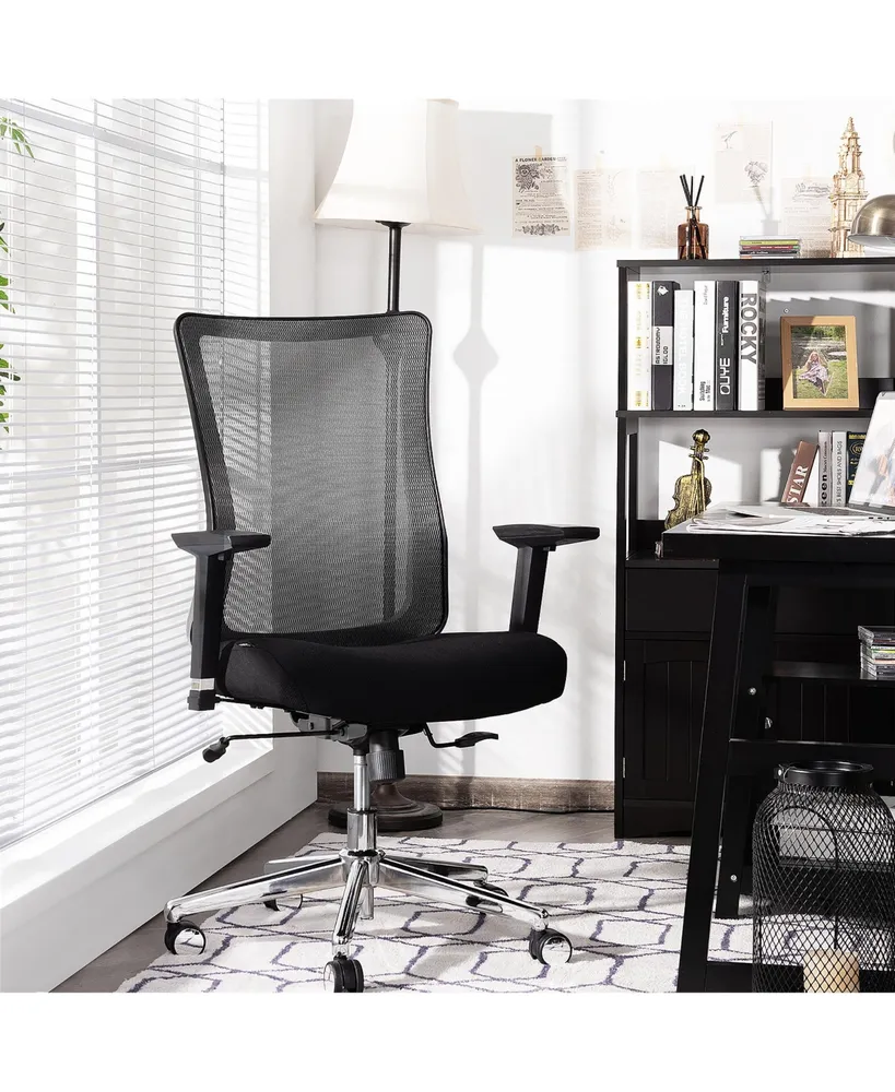 Ergonomic Mesh Office Chair Sliding Seat Height Adjustable