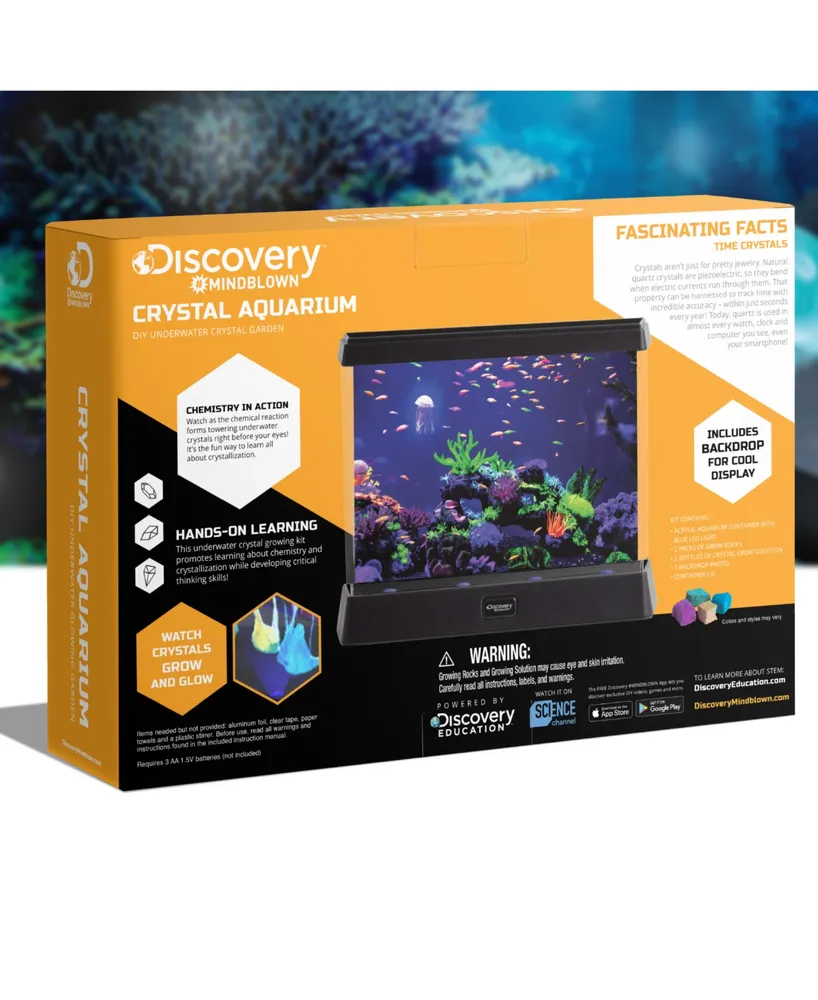 Discovery #Mindblown Crystal Aquarium Tank Diy Underwater Garden