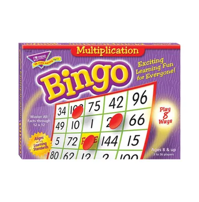Trend Multiplication Bingo Game