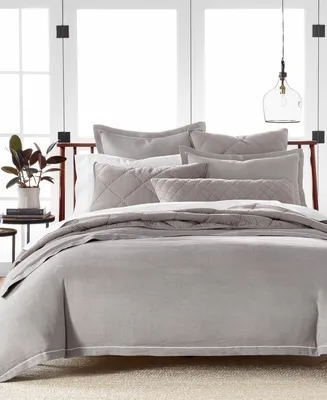Hotel Collection Linen/Modal Blend 3-Pc. Duvet Cover Set, King, Created for Macy's