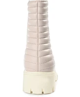 Journee Collection Women's Tatiana Pull On Stretch Gore Lug Sole Booties