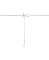 Grown With Love Lab Grown Diamond Circle Pendant Necklace (2 ct. t.w.) in 14k White Gold, 16" + 2" extender