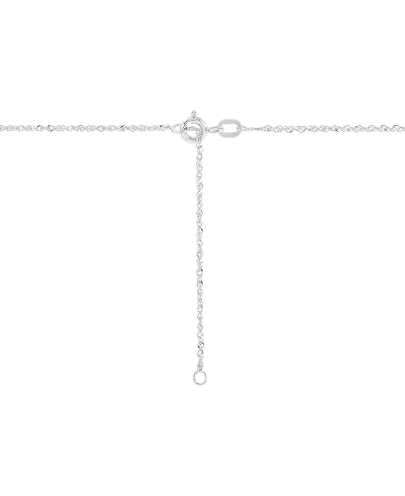 Grown With Love Lab Grown Diamond Cross Pendant Necklace (2 ct. t.w.) in 14k White Gold