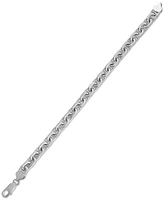 Esquire Men's Jewelry Cable Link Chain Bracelet, Created for Macy's