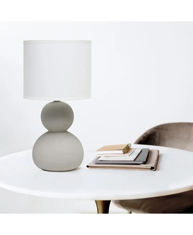 Simple Designs Stone Age Table Lamp