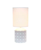 Simple Designs Fresh Prints Table Lamp