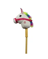 Ponyland Giddy-Up 28" Stick Plush Unicorn with Sound