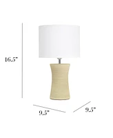 Simple Designs Hourglass Table Lamp