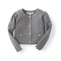 Hope & Henry Girls Milano Stitch Cardigan