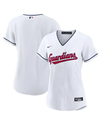 Men's Nike White Cleveland Guardians Home Replica Team Jersey