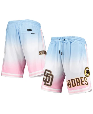 Men's Pro Standard Blue, Pink San Diego Padres Team Logo Ombre Shorts