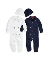 Polo Ralph Lauren Baby Boys Embroidered Cotton Coverall