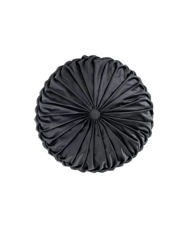 Holan Velvet Pleat Decorative Pillow, Lush Decor