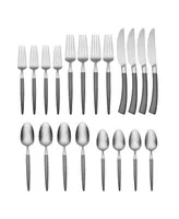 Oneida Adjacent Midnight 20 Piece Everyday Flatware Set, Service For 4