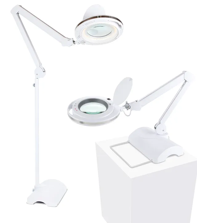 Brightech Lightview Pro Led 2-in-1 Magnifier Floor & Desk Lamp