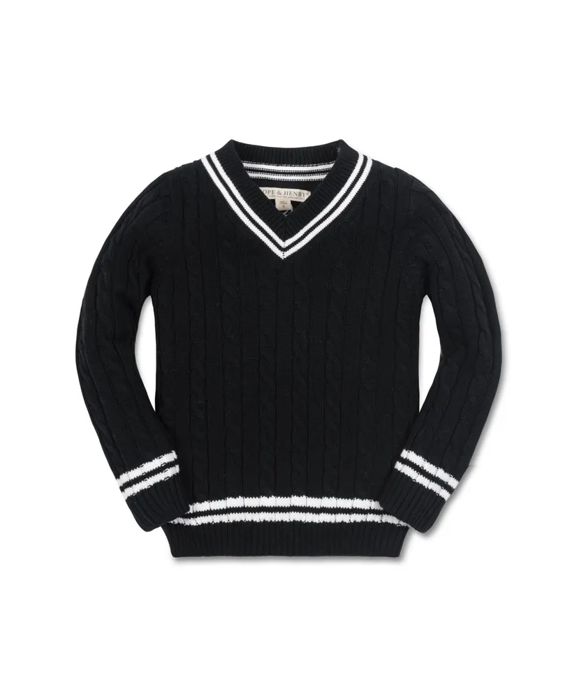 Hope & Henry Boys Organic Tennis Sweater