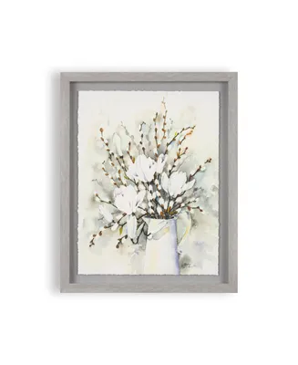 Laura Ashley Willow in Vase Framed Print Wall Art, 19.7" x 15.7"