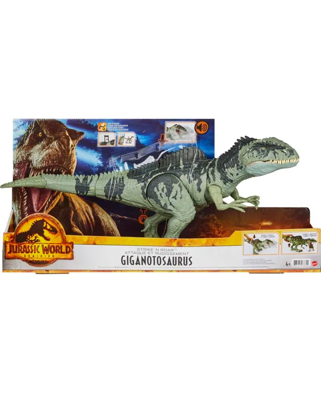 Jurassic World Dominion Dinosaur Figure Strike N Roar Giganotosaurus -  Macy's