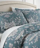 Vintage Garden Down Alternative 3 Piece Comforter