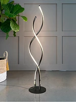 Brightech Embrace 60" Led Spiral 2-in-1 Floor or Table Lamp