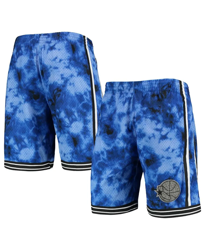 Men's Mitchell & Ness Royal Golden State Warriors Hardwood Classics 1995 Galaxy Swingman Shorts