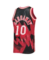 Men's Mitchell & Ness Tim Hardaway Scarlet Miami Heat Hardwood Classics 1996-97 Hyper Hoops Swingman Jersey