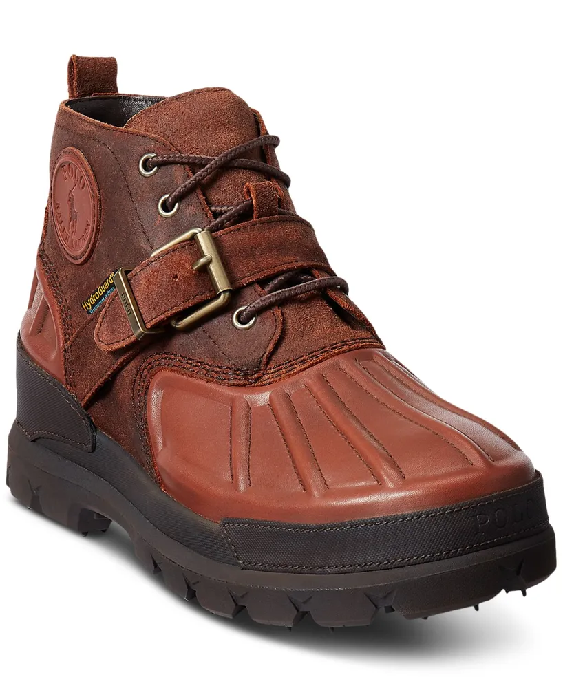 Polo Ralph Lauren Men's Oslo Low Waterproof Leather & Suede Boot