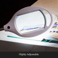 Brightech Lightview Pro Led Gooseneck Standing Magnifier Floor Lamp (1.75x) 3 Diopter