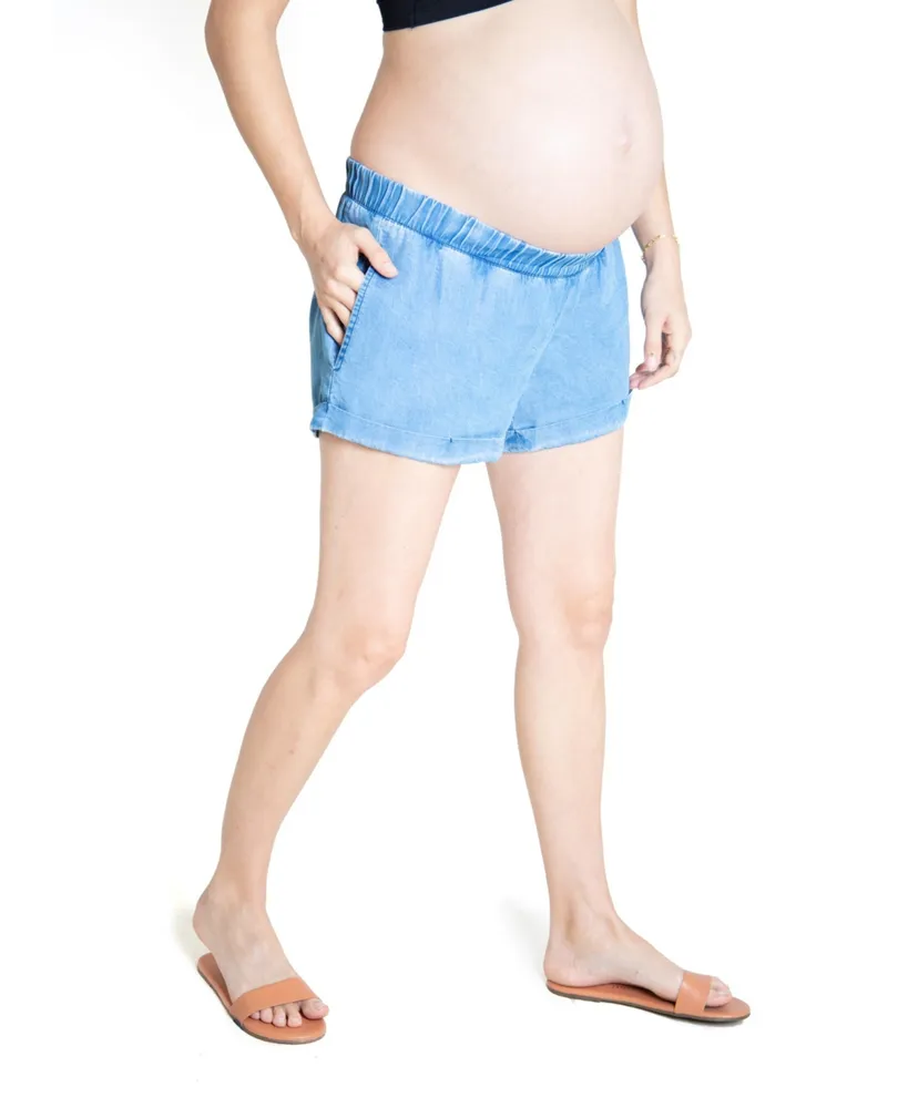 Ingrid + Isabel Maternity Elastic Waist Shorts